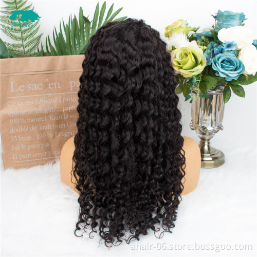 Wholesale cheap deep wave human hair wigs